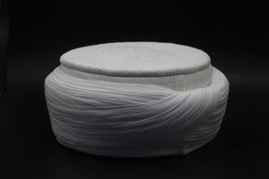 Handmade White Nalain Pak Imama | Muslim Mens Hat | Kufi Cap | Muslim Prayer Cap | Turban | Islamic Hat for Daily Prayers
