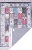 Patchwork Soft Padded Prayer Rug, Cotton Bottom Layer Janamaz, Kilim Style Soft Prayer Rug, Kilim Sajdah Musalla