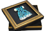 Personalized Black Ottoman Tile Gift Box | Kaaba Prayer Mat | Islamic Gift For Men | Graduation Gift | Pearl Tasbih | Kufi | Yaseen Gift Set
