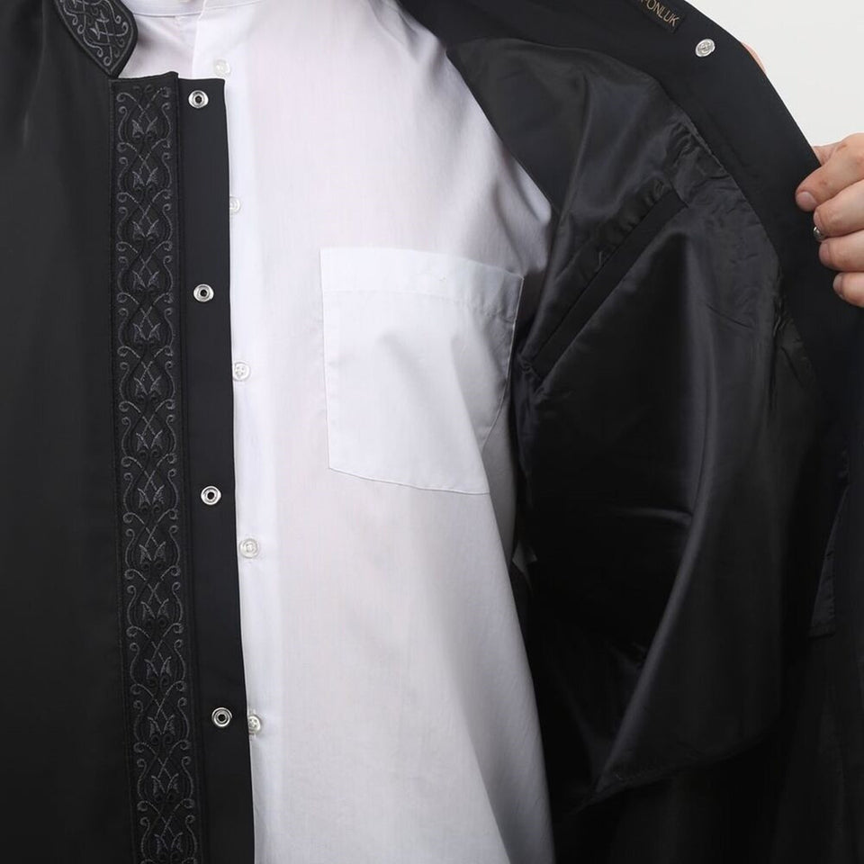 Ghazza Mens Prayer Jubbah, Prayer Robe, Traditional Anatolian Thobe, Elegant Mens Wear Kurta, Muslim Mens Clothing, Thawb