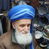 Blue Islamic Hat, Handmade Islamic Art Imamah, Unique Gift for Him, Genuine Kufi Cap, Prayer Hat, Islamic Gifts