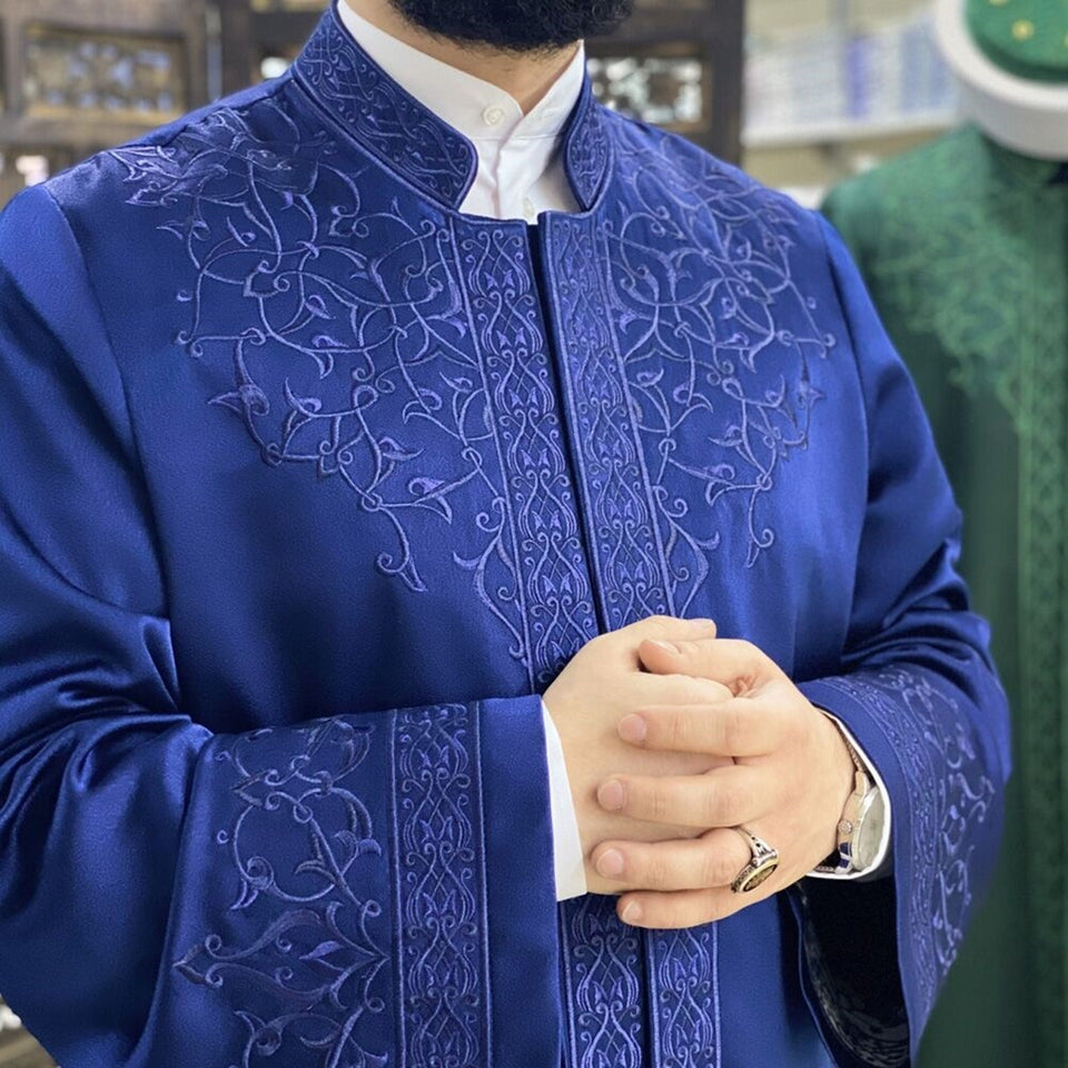 Ecyad Mens Prayer Jubbah, Prayer Robe, Traditional Anatolian Thobe, Elegant Mens Wear Kurta, Muslim Mens Clothing, Thawb, Sewing on Jubbah