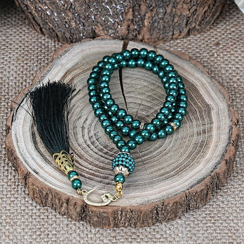 Personalized Green Islamic Gift Box | Yaseen Book | Sajadah | Personalized Gift | 99 Beads Tasbih | Gift For Him | Gift For Her