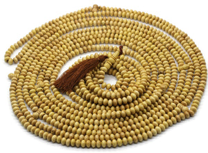 10x7 mm Light Brown Boxwood Tree Tasbih, Prayer Beads with 1000 Beads Misbaha, Rosary Tasbeeh, Wooden Muslim Prayer Beads
