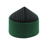 58 cm SALE Green and Black Haqqani Kufi Hat