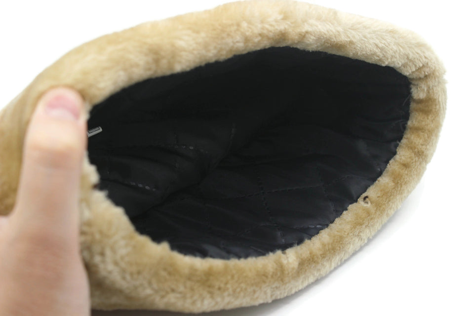 Large Caucasian Russian Kubanka, Cream Faux Fur Astrakhan Cap, Karakul Hat Winter Cap, Cossack Winter Hat Papaha, Jinnah Cap