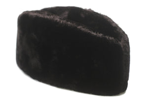 Zaɓi Hat ɗin Karakul ɗin ku, Kubanka na Rashan Kaucasian, Brown Faux Fur Astrakhan Cap, Kafar Winter, Cossack Winter Hat Papaha, Jinnah Cap