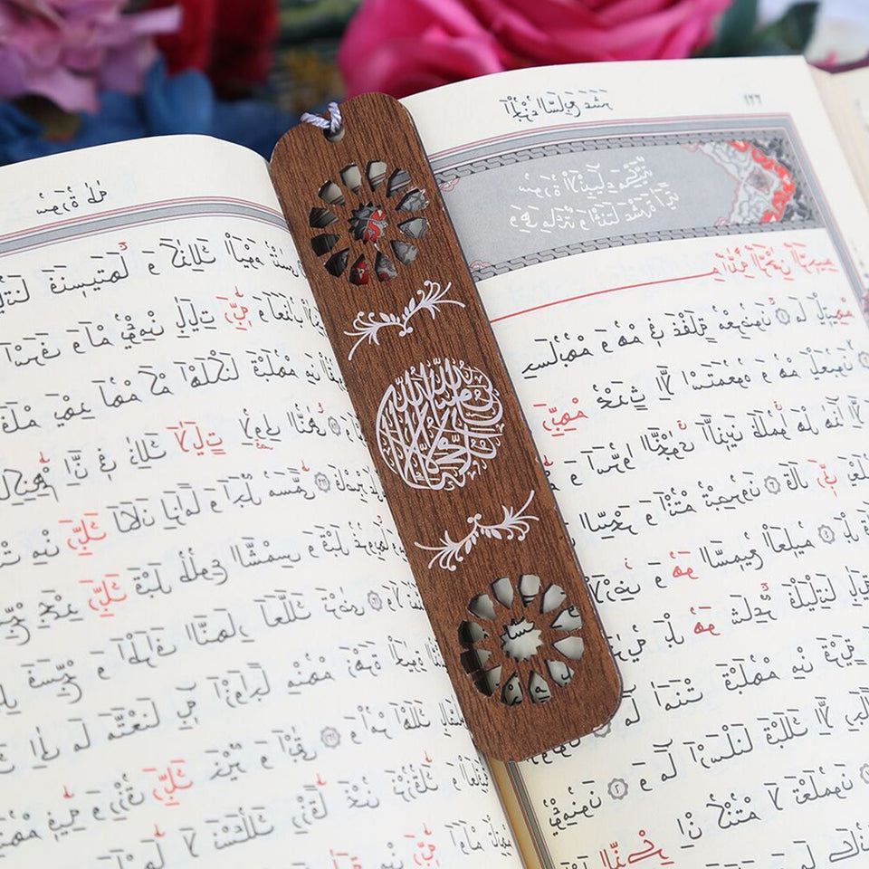 Lux Claret Red Wooden Islamic Gift Box | Special Gift for Father | Thermo Leather Quran | Prayer Mat and Tasbih Set | Unique Gift for Dad