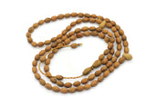 Genuine Olive Seeds Tasbih, 99 Beads Olive Seeds Prayer Beads Misbahas for Daily Dhikr, Olive Wood Beads, Olive Seed Tasbih