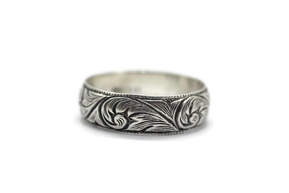 Подлинное серебряное обручальное кольцо в анатолийском стиле калемкари, парные кольца, уникальное обручальное кольцо в анатолийском стиле