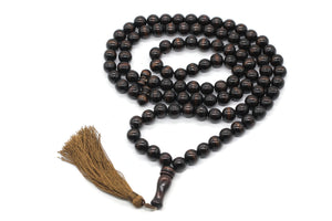 11 mm Genuine Hornbeam Wood Tasbih, 99 Beads Large Size Tasbeeh, Misbaha Tasbih Tesbih Tijani tasbih subha prayer beads