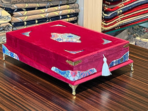 Islamic Gift, Choose Your Color Velvet Quran Tasbeeh Islamic Gift Box, Velvet Quran Gift Set, Islamic Wedding Gift, Islamic Home Gift