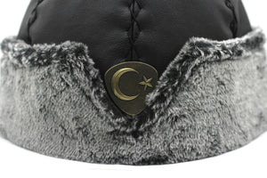 Turski Dirilis Ertugrul otomanski Kayi Bork šešir, Ertugrul Dirilis krznena kožna zimska kapa, Dirilis šešir za kosplay