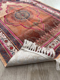 Orange Azraah Cotton Prayer Mat, Cotton Sajjada, Thin Musallah, Prayer Rug, Janamaz Hajj Umrah Gift, Muslim Gift Set