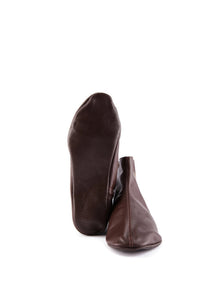 Halal kožni patentni zatvarač Khuffain MENS veličina, papuče od prave kože, unutrašnje cipele, grijači za noge, kućne papuče, Khuffayn mokasin