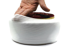 White stripe sarik protective - Styling turban -styling sarik - styling imamah - protective imamah - protective sarik - Sarık koruyucu