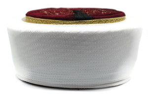 White stripe sarik protective - Styling turban -styling sarik - styling imamah - protective imamah - protective sarik - Sarık koruyucu