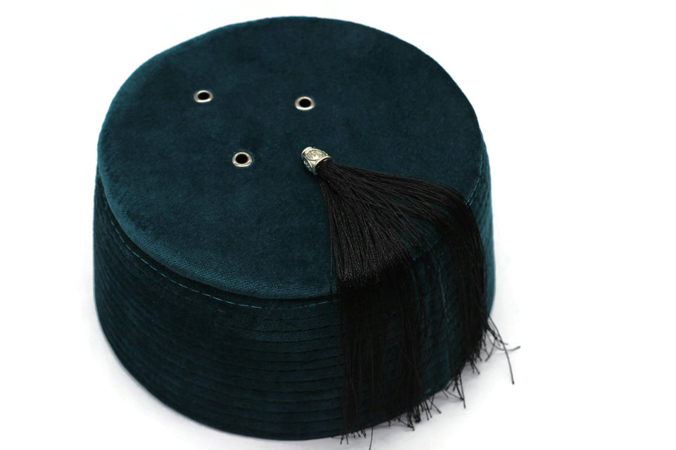 Genuine Egyptian Turkish Turquasie Fez Tarboush Hat Black Tassel, Doctor Who Fez Hat Costume Accessories
