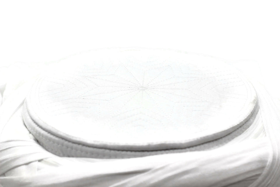 60 CM 9 Meters Saladin Pure White Imamah, Unique Islamic Art, Imam Pagri Islamic Men's Head Wear, Salah ad Din Sunnah Hat