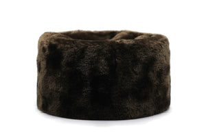 XLARGE Ghazi Muhammad Hat, Brown Faux Fur Astrakhan Cap, Caucasian Kubanka, Karakul Hat Winter Cap, Cossack Winter Hat Papaha, Chechen hat