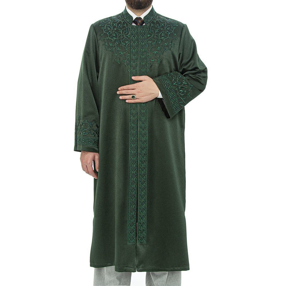 Emerald Green Kapudan Pasha Jubbah S, M, L Muslim Mens Prayer Dress, I Emerald Green Kapudan Pasha Jubbah S, M, L Muslim Mens Prayer Dress, I