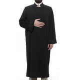 Mount of Uhud Black Jubbah S, M, L, XL Muslim Mens Prayer Dress, Islamic Mens Clothing Kaftan, Lux Embroidered Thobe, Jubba Thawb Bisht