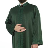Lux Saladin Jubbah S, M, L, XL Muslim Mens Prayer Dress, Islamic Mens Clothing Kaftan, Lux Embroidered Thobe, Jubba Thawb Bisht