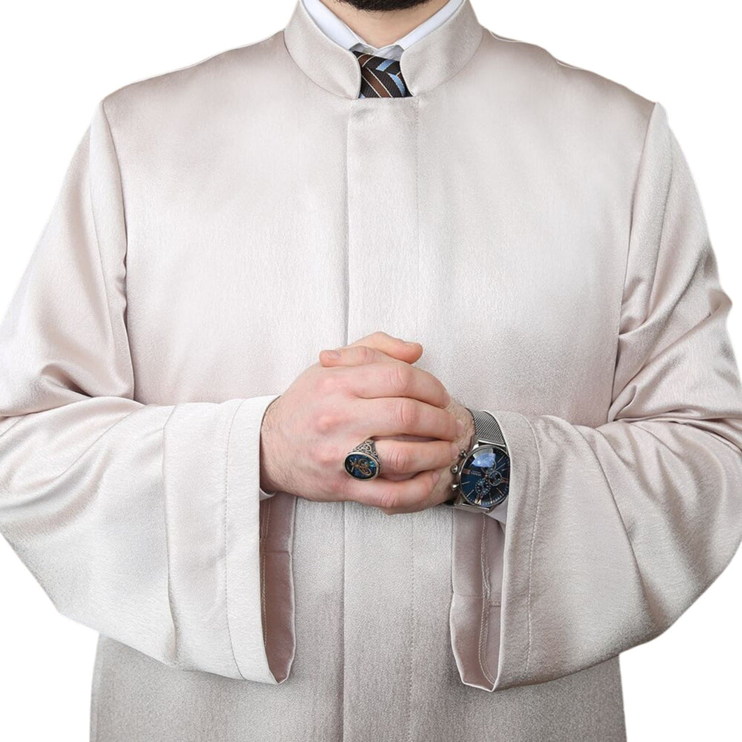 Plain Lux Imams Jubbah S, M, L, XL Muslim Mens Prayer Dress, Islamic Mens Clothing Kaftan, Plain Thobe, Jubba Thawb Bisht