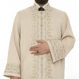 Lux Oghuz Khan Jubbah S, M, L Muslim Mens Prayer Dress, Islamic Mens Clothing Kaftan, Lux Embroidered Thobe, Jubba Thawb Bisht