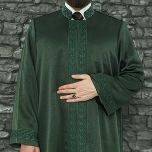 Lux Saladin Jubbah S, M, L, XL Muslim Mens Prayer Dress, Islamic Mens Clothing Kaftan, Lux Embroidered Thobe, Jubba Thawb Bisht