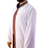 Barbarossa Muslim Long Kurta S M, L, XL Islamic Mens Wear, Bordured Thobe, Galabiyya, Jubbah, Islamic Daffah, Muslim Bisht, Cubbe