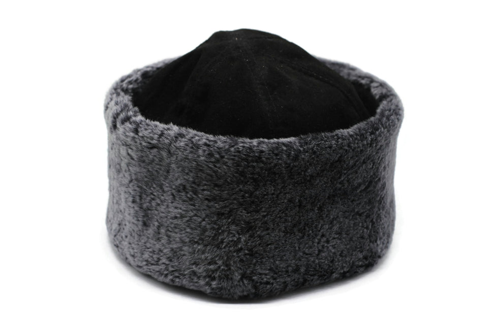 Black Caucasian Russian Kubanka, Faux Fur Astrakhan Cap, Karakul Hat Winter Cap, Cossack Winter Hat Papaha