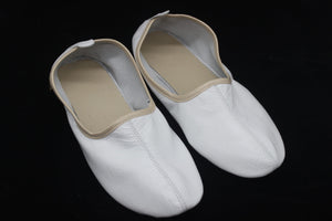 Genuine Leather Home Shoes, White Beige Slippers, Mens Leather Socks, Leather Slippers, Hajj Umrah Tawaf Shoes, Moccasin, Grounding Shoes