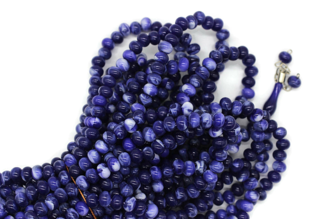 Navy Blue 1000 beads Tasbeeh, Acrylic Misbaha, Rosary Beads, Dhikr Tasbih, Colorful Misbahas, Tijani tasbih subha prayer beads TSBK