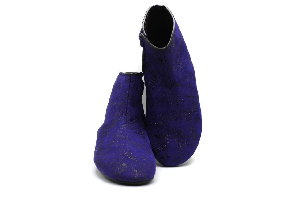 Genuine Leather Purple Feet Warmer with MEN Size, Home Slippers, Khuffain, Wudu Socks, Home Shoes, Moccasin, Grounding Shoes