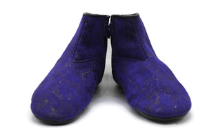 Prava koža ljubičasti grijač za stopala sa ženskom veličinom, zimske čarape, cipele, mokasine, cipele za uzemljenje, Khuffain, Wudu čarape, kućne cipele
