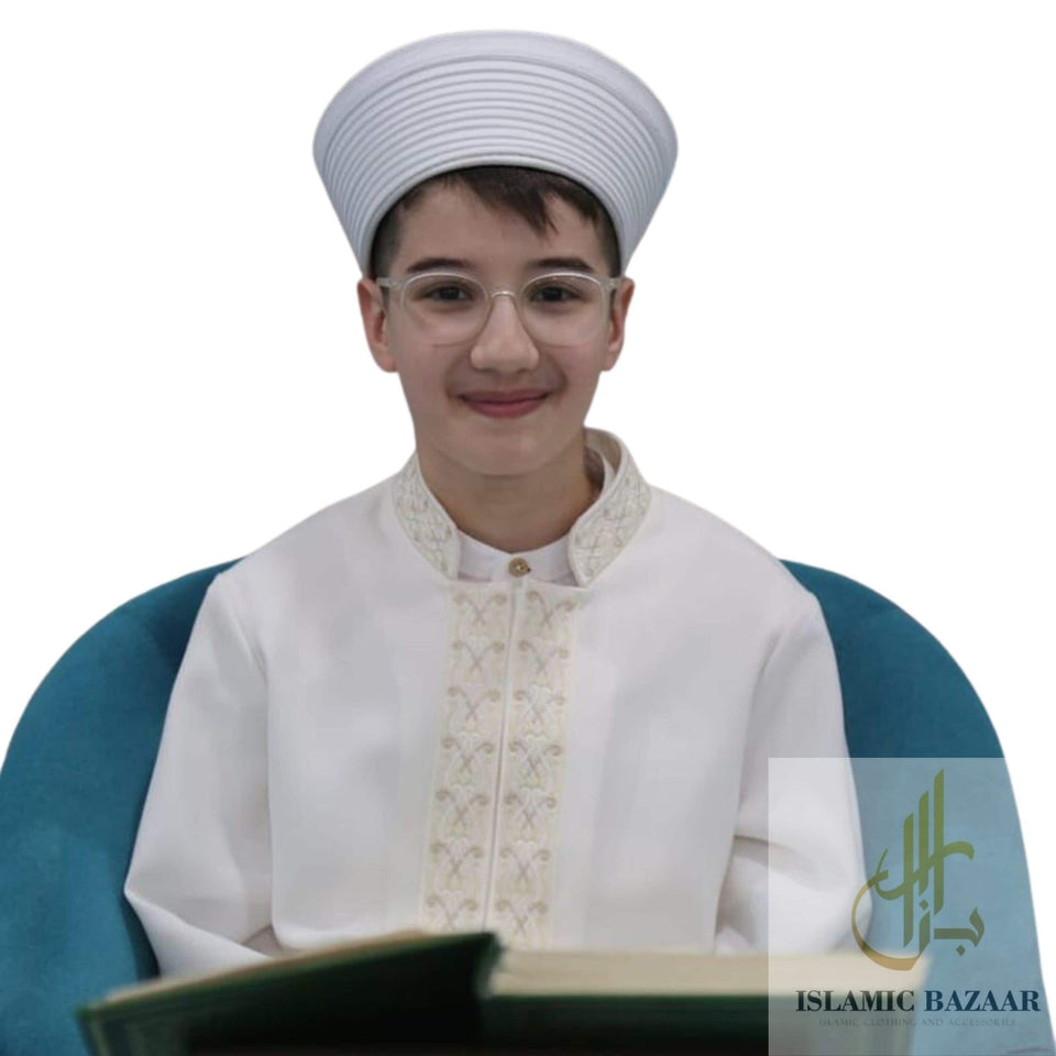 Lux Plain Children Jubbah, Teenager Galabiya for Madrasa Graduation, Muslim Traditional Ijazah Cubbe, Islamic Daffah, Jubba Thawb Bisht