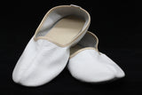Genuine Leather Home Shoes, White Beige Slippers, Mens Leather Socks, Leather Slippers, Hajj Umrah Tawaf Shoes, Moccasin, Grounding Shoes