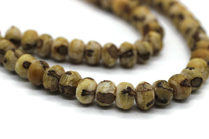 10 pièces de graines de datte Tasbih avec compteur, 99 perles de prière, chapelet naturel, perles de rocaille Tasbih, Misbaha en vrac, Subha, Sibha, Tasbeeh TSBK