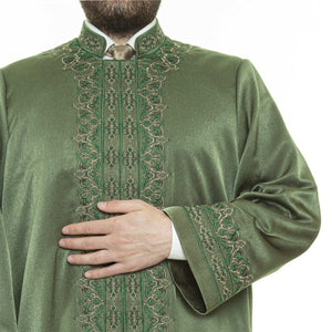 Hagia Sophia Mosque Imams Jubbah S, M, L, XL Muslim Mens Prayer Daffah, Islamic Mens Long Kurta, Lux Embroidered Thobe, Jubba Thawb Bisht