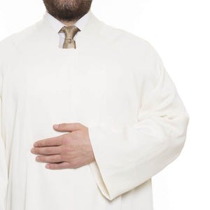 Ertugrul Ghazi Cream Turkish Jubba S, M, L, XL Thobe, Galabiyya, Jubbah, Disdasha, Cubbe, Long Kurta, Muslim Clothing