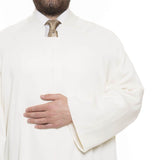 Ertugrul Ghazi Cream Turkish Jubba S, M, L, XL Thobe, Galabiyya, Jubbah, Disdasha, Cubbe, Long Kurta, Muslim Clothing