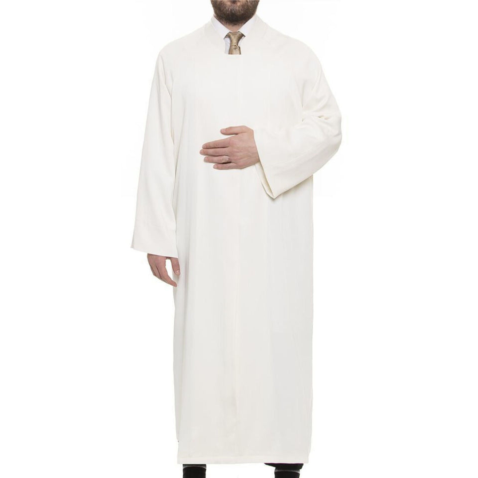 Ertugrul Ghazi Cream Turkish Jubba S, M, L, XL Thobe, Galabiyya, Jubbah, Disdasha, Cubbe, Long Kurta, Muslim Clothing