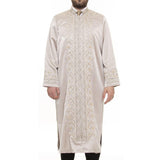 Ahmed Muhiddin Piri Imams Jubbah S, M, L, XL Muslim Mens Prayer Daffah, Islamic Mens Long Kurta, Lux Embroidered Thobe, Jubba Thawb Bisht