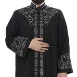 Last Ottoman Sultan Abdulhamid Jubbah S, M, L, XL, XXL Muslim Mens Prayer Daffah, Islamic Mens Long Kurta, Lux Embroidered Thobe, Bisht