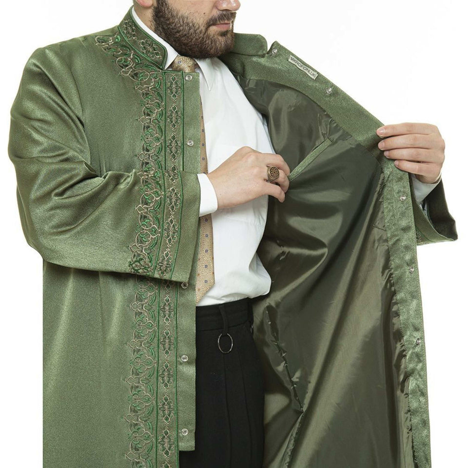 Hagia Sophia Mosque Imams Jubbah S, M, L, XL Muslim Mens Prayer Daffah, Islamic Mens Long Kurta, Lux Embroidered Thobe, Jubba Thawb Bisht