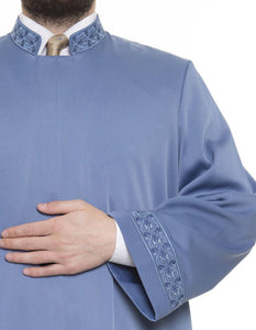 Lux Sabooni Imams Jubbah S, M, L Muslim Mens Traditional Cubbe, Islamic Mens Daffah, Embroidered Thobe, Jubba Thawb Bisht