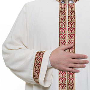 Muwahheed Imams Jubbah S, M, L Muslim Mens Prayer Daffah, Islamic Mens Long Kurta, Lux Bordured Thobe, Jubba Thawb Bisht