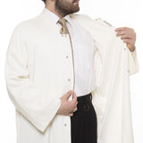 Ertugrul Ghazi Cream Turkish Jubba S, M, L, XL Thobe, Galabiyya, Jubbah, Disdasha, Cubbe, Long Kurta, Muslim Clothing