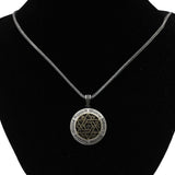 Seal of the Suleiman Handmade 925 Sterling Silver Medallion, Star of David Necklace, Muhru Suleiman Silver Pendant, Seal of Solomon